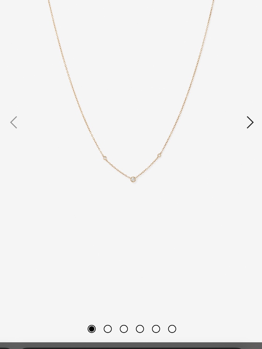 Necklace with 0.10 Carat TW of Diamonds in 10kt Yellow Gold